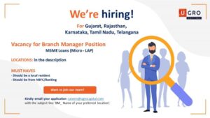 Branch Manager jobs 